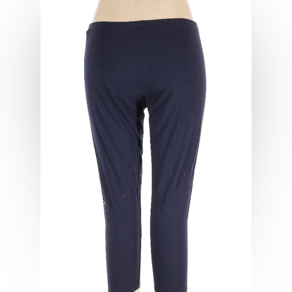 XL 2 pair Eileen Fisher Cotton Spandex crop leggings - Picture 2 of 5